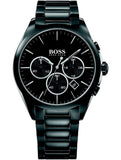 Buy Shop Hugo Boss Onyx Black Dial Black Steel Strap Watch for Men - 1513365 USA Online