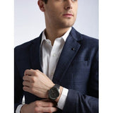 Buy Shop Hugo Boss Onyx Grey Dial Black Leather Strap Watch for Men - 1513366 USA Online