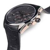 Buy Shop Hugo Boss Onyx Grey Dial Black Leather Strap Watch for Men - 1513366 USA Online