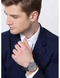 Buy Shop Hugo Boss Detroit Sport Analog Grey Dial Grey Rubber Strap Watch For Men - 1550007 USA Online