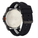 Buy Shop Hugo Boss Orange Detroit Analog Black Dial Black Silicone Strap Watch For Men - 1550011 USA Online