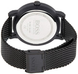 Buy Shop Hugo Boss Oxygen Black Dial Black Mesh Bracelet Watch for Men - 1513636 USA Online