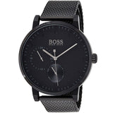 Buy Shop Hugo Boss Oxygen Black Dial Black Mesh Bracelet Watch for Men - 1513636 USA Online