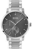 Buy Shop Hugo Boss Oxygen Grey Dial Silver Steel Strap Watch for Men - 1513596 USA Online