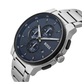 Buy Shop Hugo Boss Peak 2.0 Chronograph Blue Dial SIlver Steel Strap Watch for Men - 1514189 USA Online