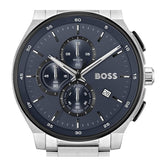 Buy Shop Hugo Boss Peak 2.0 Chronograph Blue Dial SIlver Steel Strap Watch for Men - 1514189 USA Online