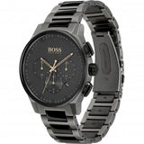 Buy Shop Hugo Boss Peak Black Dial Black Steel Strap Watch for Men - 1513814 USA Online