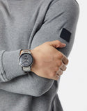 Buy Shop Hugo Boss Peak Black Dial Silver Steel Strap Watch for Men - 1513762 USA Online