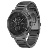 Buy Shop Hugo Boss Peak Chronograph Black Dial Black Steel Strap Watch for Men - 1514192 USA Online