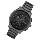 Buy Shop Hugo Boss Peak Chronograph Black Dial Black Steel Strap Watch for Men - 1514192 USA Online