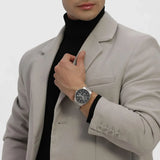 Buy Shop Hugo Boss Peak Chronograph Black Dial Silver Steel Strap Watch for Men - 1514191 USA Online
