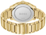 Buy Shop Hugo Boss Peak Chronograph Olive Green Dial Gold Steel Strap Watch for Men - 1514190 USA Online