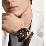 Buy Shop Hugo Boss Pilot Black Dial Brown Leather Strap Watch for Men - 1513851 USA Online