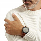 Buy Shop Hugo Boss Pilot Black Dial Brown Leather Strap Watch for Men - 1513851 USA Online