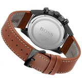 Buy Shop Hugo Boss Pilot Black Dial Brown Leather Strap Watch for Men - 1513851 USA Online