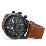 Buy Shop Hugo Boss Pilot Black Dial Brown Leather Strap Watch for Men - 1513851 USA Online
