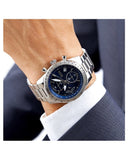 Buy Shop Hugo Boss Pilot Blue Dial Silver Steel Strap Watch for Men - 1513850 USA Online