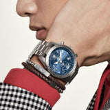 Buy Shop Hugo Boss Pilot Blue Dial Silver Steel Strap Watch for Men - 1513850 USA Online