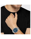 Buy Shop Hugo Boss Pilot Blue Dial Silver Steel Strap Watch for Men - 1513850 USA Online