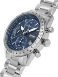 Buy Shop Hugo Boss Pilot Blue Dial Silver Steel Strap Watch for Men - 1513850 USA Online
