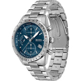 Buy Shop Hugo Boss Pilot Blue Dial Silver Steel Strap Watch for Men - 1513850 USA Online