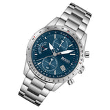 Buy Shop Hugo Boss Pilot Blue Dial Silver Steel Strap Watch for Men - 1513850 USA Online