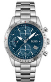 Buy Shop Hugo Boss Pilot Blue Dial Silver Steel Strap Watch for Men - 1513850 USA Online
