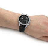 Buy Shop Hugo Boss Pilot Edition Black Dial Black Leather Strap Watch for Men - 1513853 USA Online