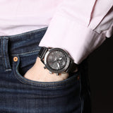 Buy Shop Hugo Boss Pilot Edition Black Dial Black Leather Strap Watch for Men - 1513853 USA Online