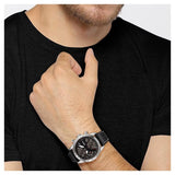 Buy Shop Hugo Boss Pilot Edition Black Dial Black Leather Strap Watch for Men - 1513853 USA Online