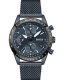 Buy Shop Hugo Boss Pilot Edition Blue Dial Blue Mesh Bracelet Watch for Men - 1513887 USA Online