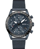 Buy Shop Hugo Boss Pilot Edition Blue Dial Blue Mesh Bracelet Watch for Men - 1513887 USA Online