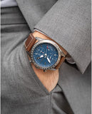 Buy Shop Hugo Boss Pilot Edition Blue Dial Brown Leather Strap Watch for Men - 1513852 USA Online