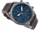 Buy Shop Hugo Boss Pilot Edition Blue Dial Brown Leather Strap Watch for Men - 1513852 USA Online