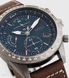 Buy Shop Hugo Boss Pilot Edition Blue Dial Brown Leather Strap Watch for Men - 1513852 USA Online