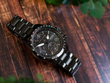 Buy Shop Hugo Boss Pilot Edition Chronograph Black Dial Black Steel Strap Watch for Men - 1513854 USA Online