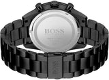 Buy Shop Hugo Boss Pilot Edition Chronograph Black Dial Black Steel Strap Watch for Men - 1513854 USA Online