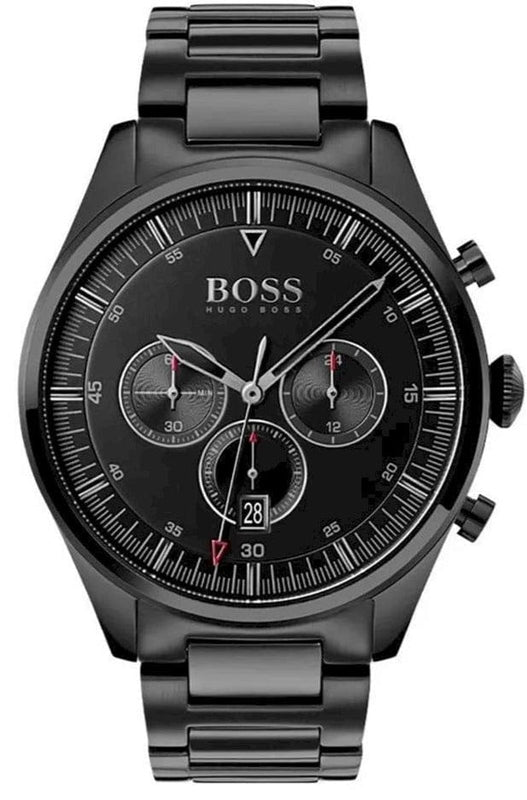 Buy Shop Hugo Boss Pioneer Black Dial Black Steel Strap Watch for Men - 1513714 USA Online