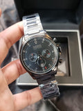 Buy Shop Hugo Boss Pioneer Black Dial Silver Steel Strap Watch for Men - 1513712 USA Online