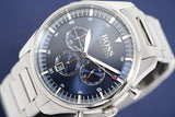Buy Shop Hugo Boss Pioneer Blue Dial Silver Steel Strap Watch for Men - 1513713 USA Online