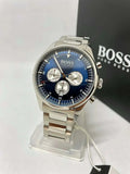 Buy Shop Hugo Boss Pioneer Blue Dial Silver Steel Strap Watch for Men - 1513713 USA Online