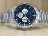 Buy Shop Hugo Boss Pioneer Blue Dial Silver Steel Strap Watch for Men - 1513713 USA Online