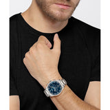 Buy Shop Hugo Boss Pioneer Blue Dial Silver Steel Strap Watch for Men - 1513867 USA Online