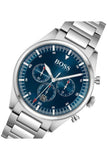 Buy Shop Hugo Boss Pioneer Blue Dial Silver Steel Strap Watch for Men - 1513867 USA Online
