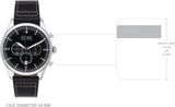 Buy Shop Hugo Boss Pioneer Chronograph Black Dial Black Leather Strap Watch For Men - 1513708 USA Online