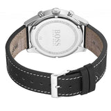 Buy Shop Hugo Boss Pioneer Chronograph Black Dial Black Leather Strap Watch For Men - 1513708 USA Online