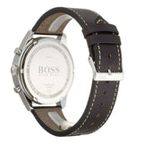 Buy Shop Hugo Boss Pioneer Chronograph Black Dial Black Leather Strap Watch For Men - 1513708 USA Online