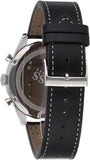 Buy Shop Hugo Boss Pioneer Chronograph Black Dial Black Leather Strap Watch For Men - 1513708 USA Online