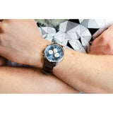 Buy Shop Hugo Boss Pioneer Chronograph Blue Dial Brown Leather Strap Watch For Men - 1513709 USA Online