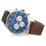 Buy Shop Hugo Boss Pioneer Chronograph Blue Dial Brown Leather Strap Watch For Men - 1513709 USA Online